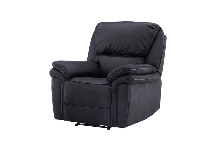 Venture Home Saranda Recliner Chair - / Black Microfibre