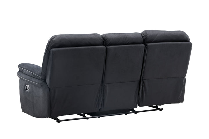 Venture Home Saranda Recliner 3-seat Sofa - / Black Microfibre