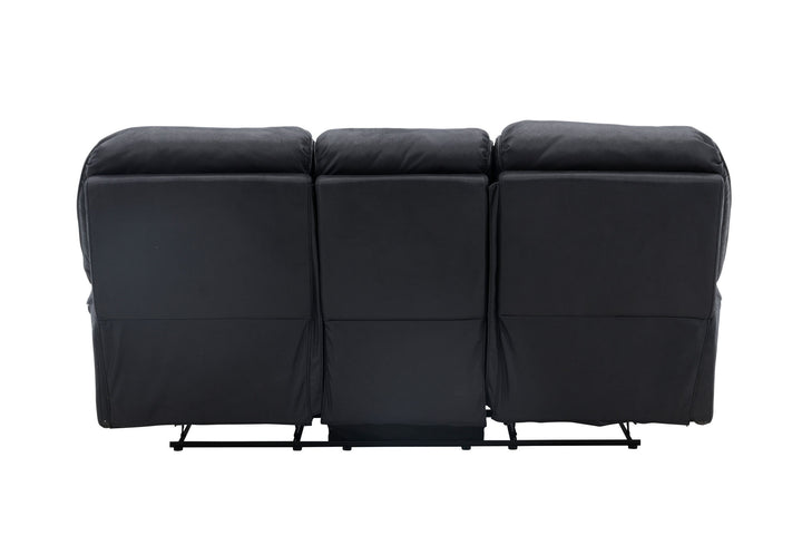 Venture Home Saranda Recliner 3-seat Sofa - / Black Microfibre
