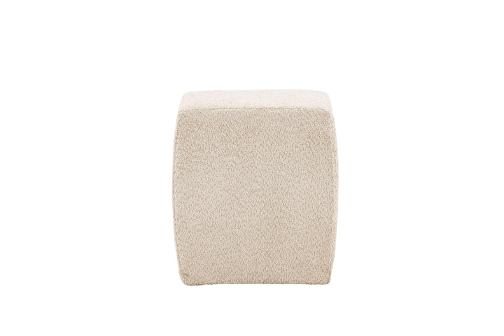 Venture Home Neapel Pouf - Beige / Beige Boucle