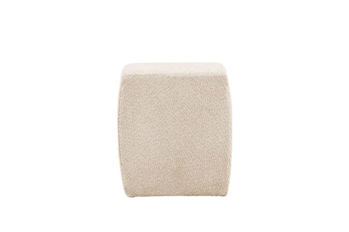 Venture Home Neapel Pouf - Beige / Beige Boucle