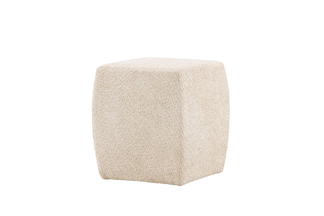 Venture Home Neapel Pouf - Beige / Beige Boucle