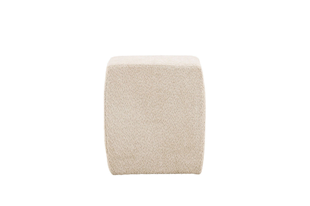 Venture Home Neapel Pouf - Beige / Beige Boucle