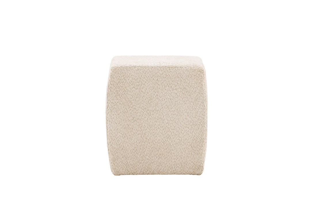 Venture Home Neapel Pouf - Beige / Beige Boucle