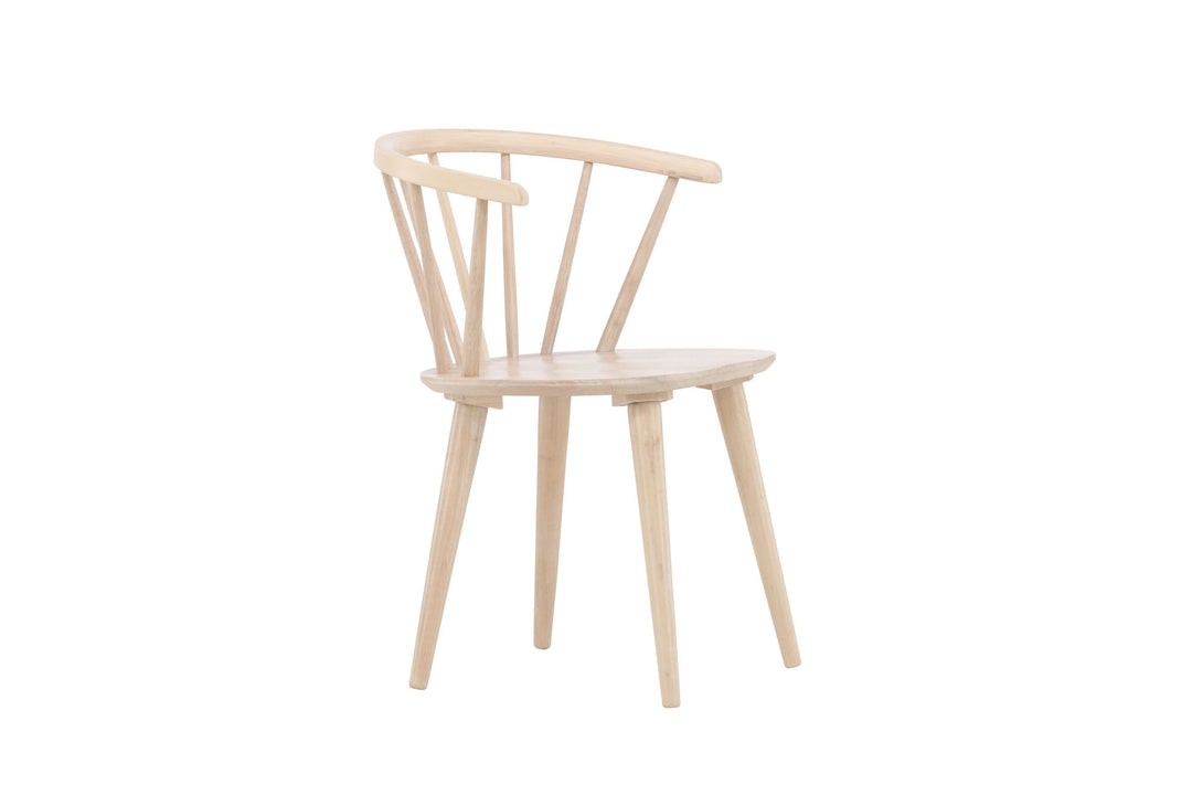 Venture Home Bobby Dining Chair 2-pack - Whitewash / Whitewash Solid Rubber Wood