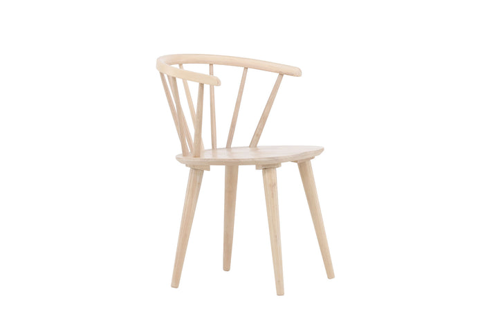 Venture Home Bobby Dining Chair 2-pack - Whitewash / Whitewash Solid Rubber Wood