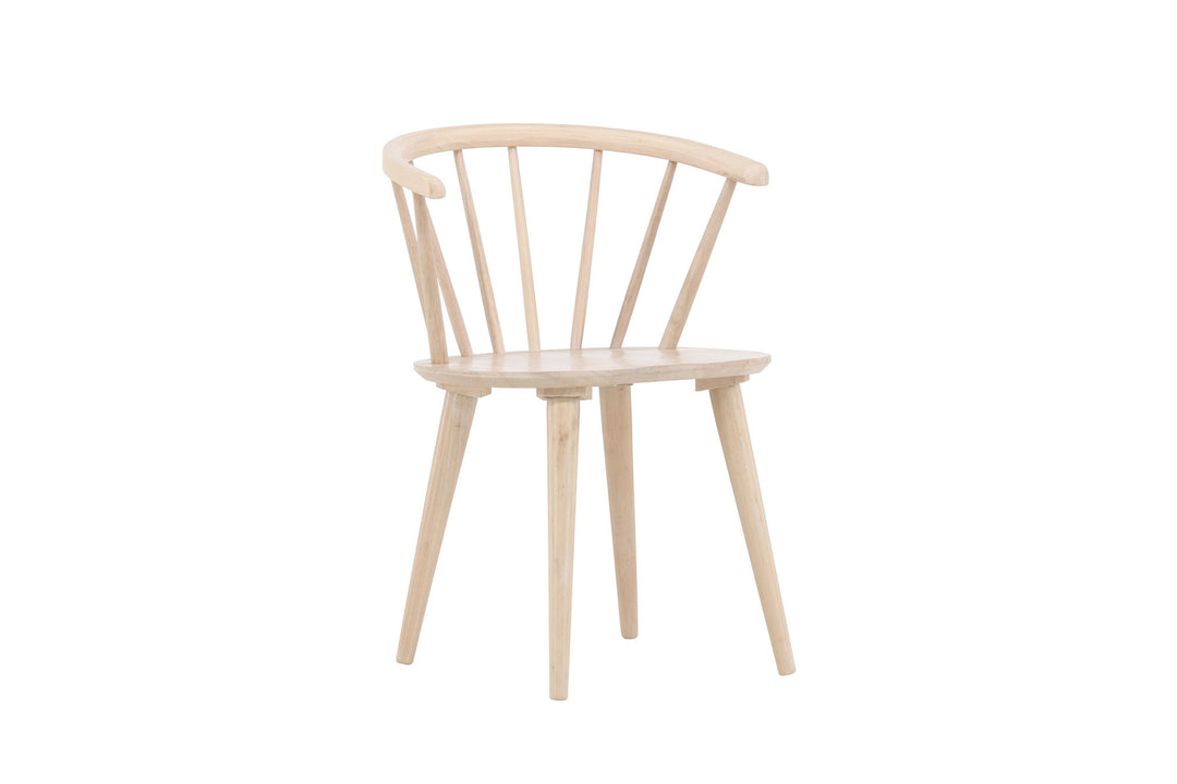Venture Home Bobby Dining Chair 2-pack - Whitewash / Whitewash Solid Rubber Wood