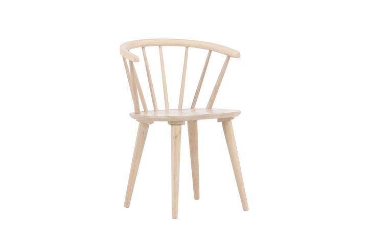 Venture Home Bobby Dining Chair 2-pack - Whitewash / Whitewash Solid Rubber Wood