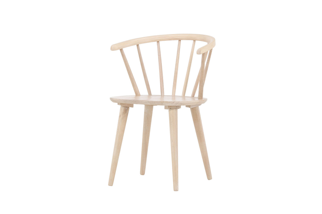 Venture Home Bobby Dining Chair 2-pack - Whitewash / Whitewash Solid Rubber Wood