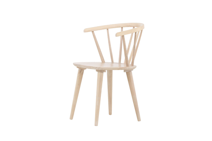 Venture Home Bobby Dining Chair 2-pack - Whitewash / Whitewash Solid Rubber Wood