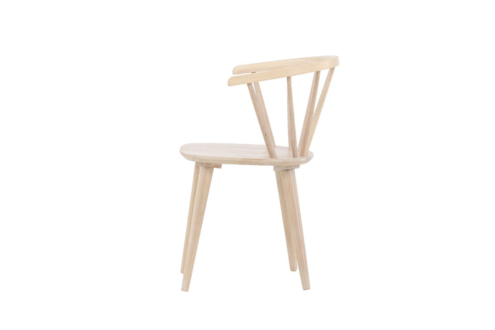 Venture Home Bobby Dining Chair 2-pack - Whitewash / Whitewash Solid Rubber Wood