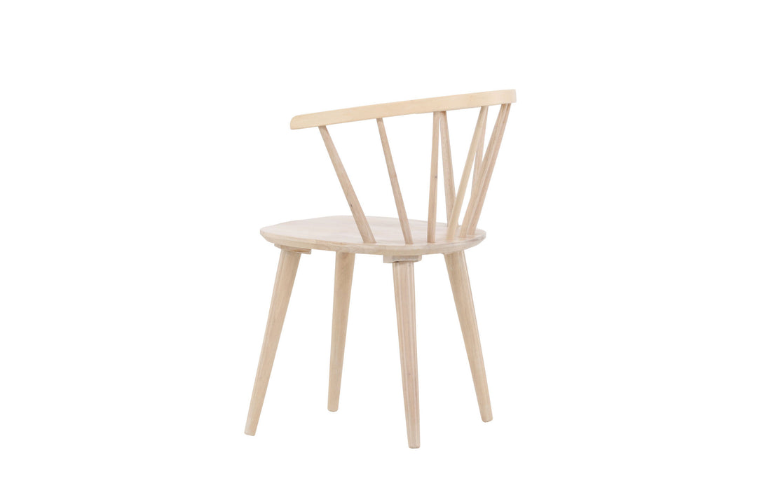 Venture Home Bobby Dining Chair 2-pack - Whitewash / Whitewash Solid Rubber Wood
