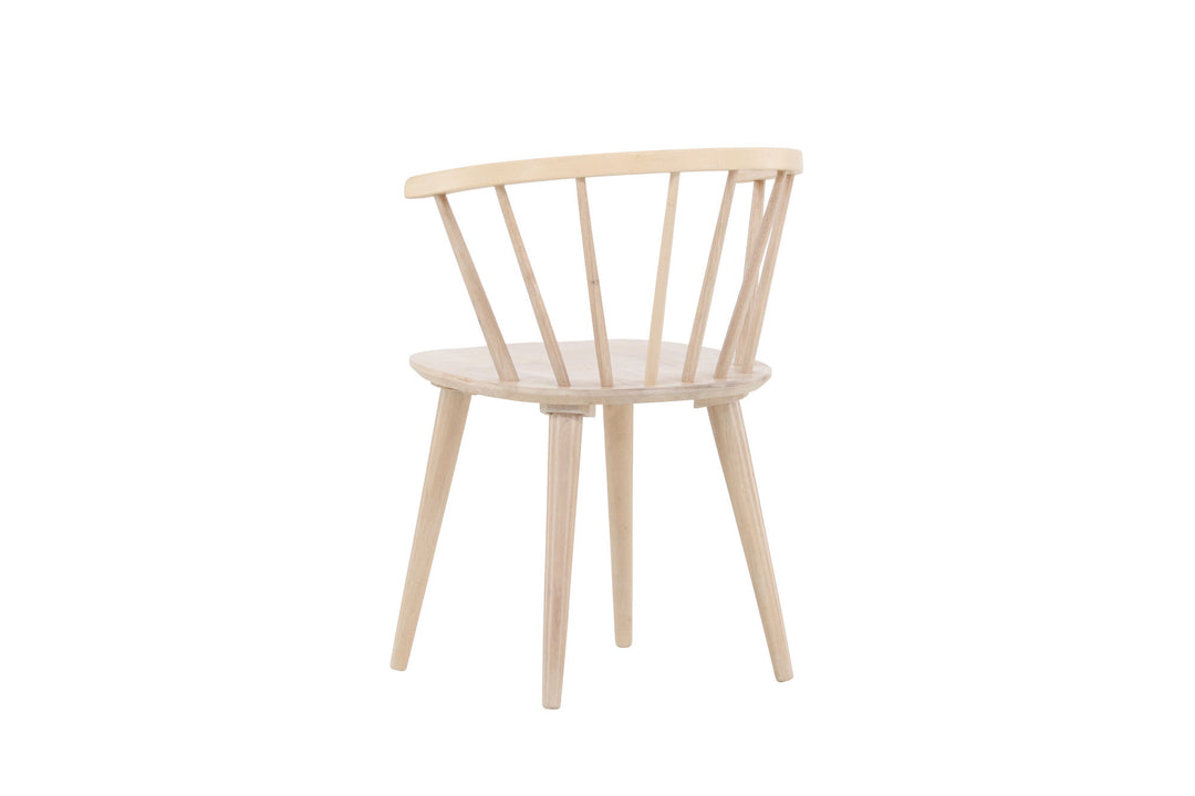 Venture Home Bobby Dining Chair 2-pack - Whitewash / Whitewash Solid Rubber Wood