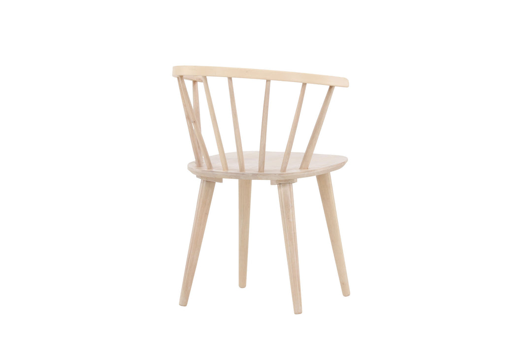 Venture Home Bobby Dining Chair 2-pack - Whitewash / Whitewash Solid Rubber Wood