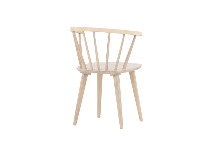 Venture Home Bobby Dining Chair 2-pack - Whitewash / Whitewash Solid Rubber Wood