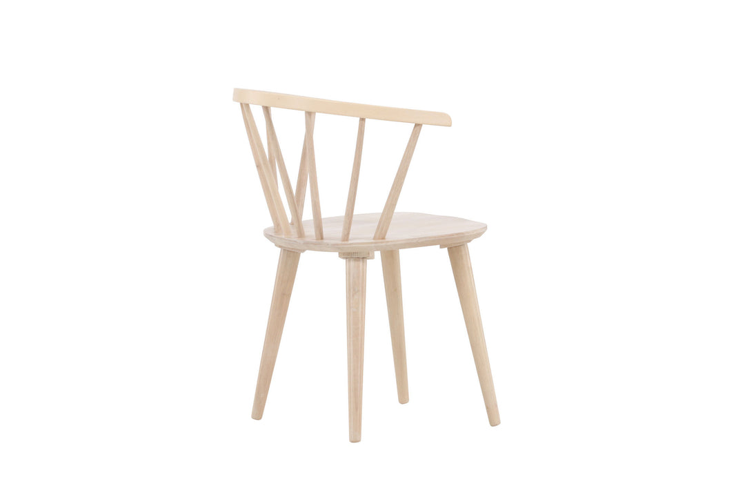 Venture Home Bobby Dining Chair 2-pack - Whitewash / Whitewash Solid Rubber Wood