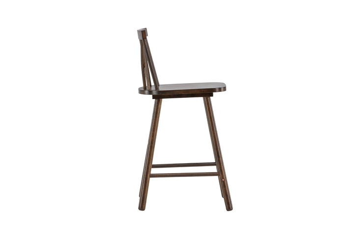 Vind Mollöström Bar Chair 2-pack - Mocca / Walnut Wood