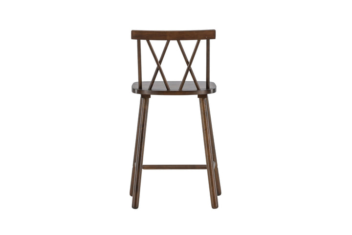 Vind Mollöström Bar Chair 2-pack - Mocca / Walnut Wood