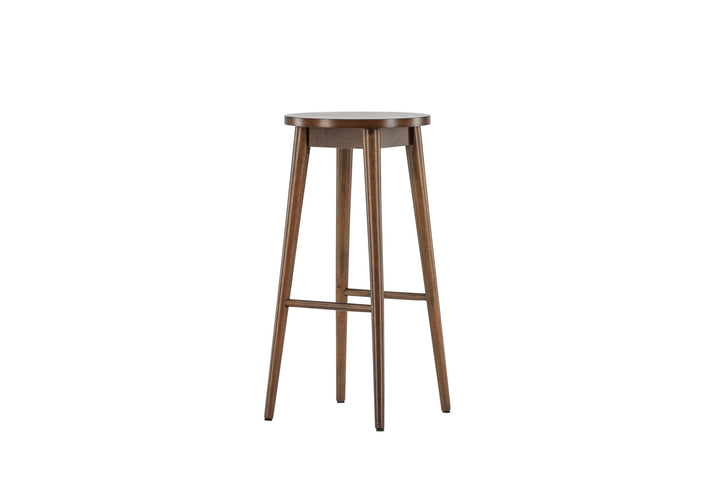 Vind Mollösand Bar Chair 2-pack - Mocca / Walnut Wood