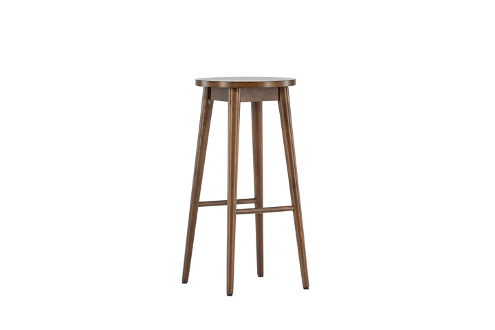 Vind Mollösand Bar Chair 2-pack - Mocca / Walnut Wood