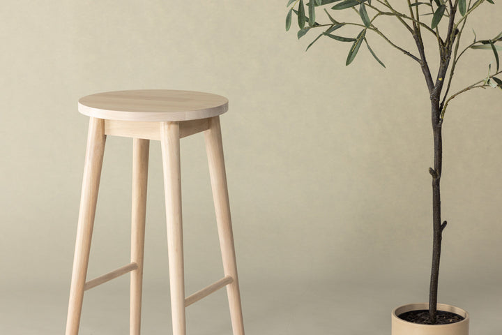 Vind Mollösand Bar Chair 2-pack - Whitewash / Wood