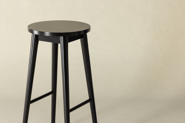 Vind Mollösand Bar Chair 2-pack - Black / Black Wood