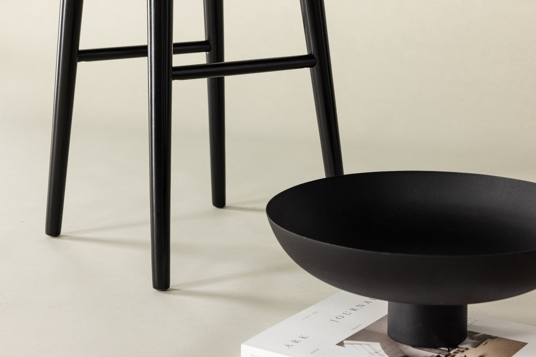 Vind Mollösand Bar Chair 2-pack - Black / Black Wood
