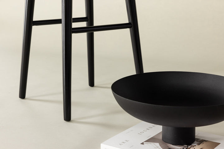 Vind Mollösand Bar Chair 2-pack - Black / Black Wood