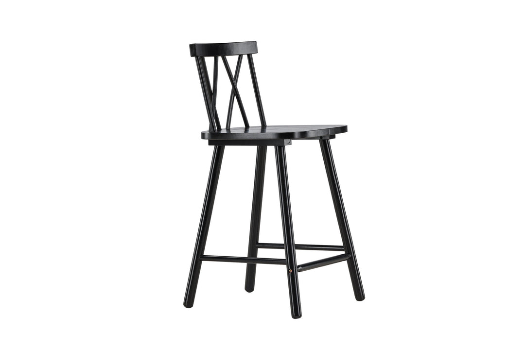 Vind Mollöström Bar Chair 2-pack - Black / Black Wood