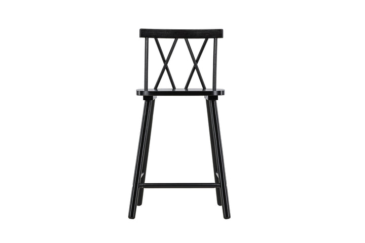 Vind Mollöström Bar Chair 2-pack - Black / Black Wood