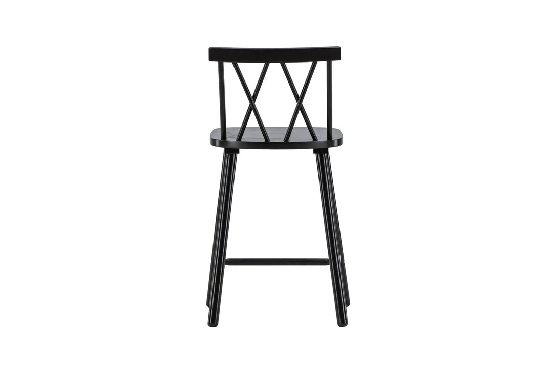Vind Mollöström Bar Chair 2-pack - Black / Black Wood