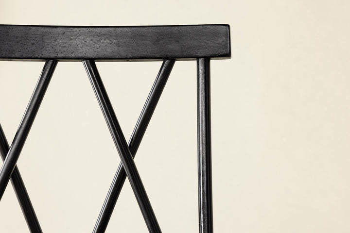 Vind Mollöström Bar Chair 2-pack - Black / Black Wood
