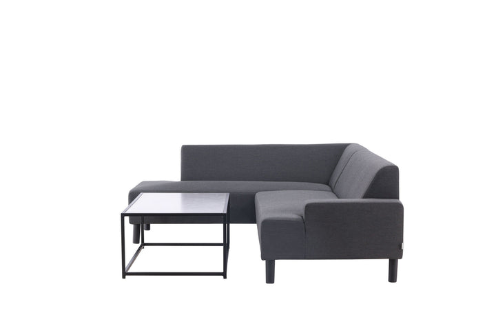 Venture Home Mecka Corner Sofa set with table / Dark Grey