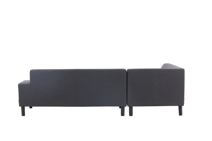 Venture Home Mecka Corner Sofa set with table / Dark Grey