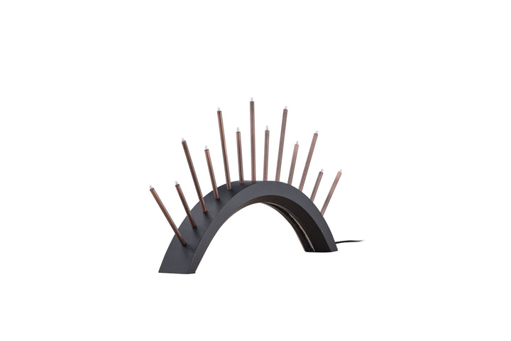 Venture Home Björnrike  Candlestick  - Black  / Metal, Copper  finish