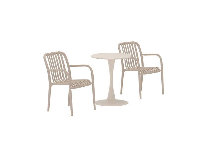 Venture Home Limnos Cafesæt ø60x70 cm - Beige / Beige