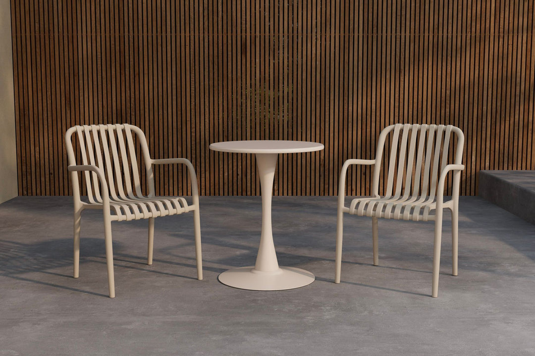Venture Home Limnos Cafesæt ø60x70 cm - Beige / Beige