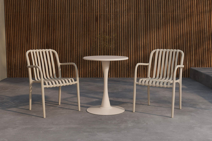Venture Home Limnos Cafesæt ø60x70 cm - Beige / Beige