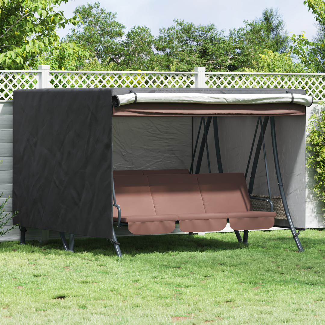 Overtræk til udendørs gynge 250 x 250 x 160 cm 600D Oxford Stof