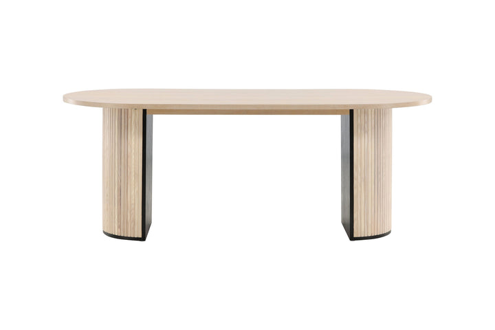 Venture Home Bianca Oval Dining Table - White Wash / White Wash Veneer