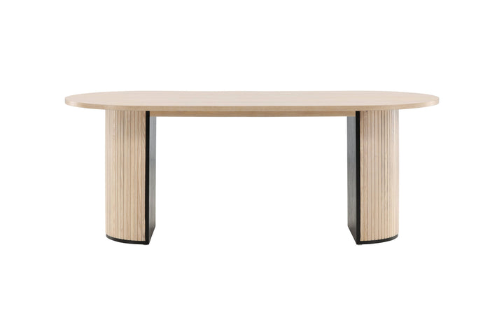 Venture Home Bianca Oval Dining Table - White Wash / White Wash Veneer