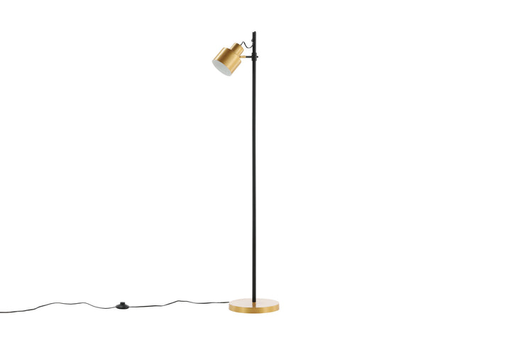 Venture Home Vifta -Floor Lamp - Black/Brass