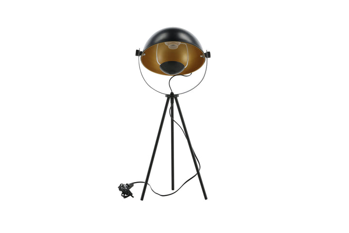 Venture Home Search -Table Lamp - Black/Black / Brass