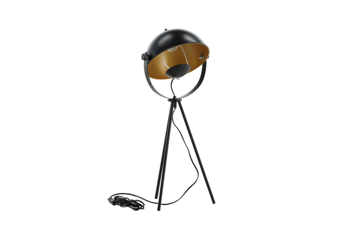 Venture Home Search -Table Lamp - Black/Black / Brass