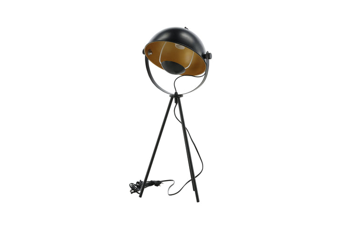 Venture Home Search -Table Lamp - Black/Black / Brass