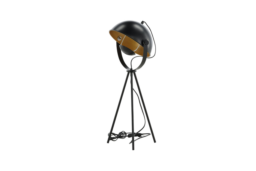 Venture Home Search -Table Lamp - Black/Black / Brass