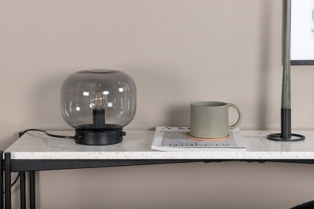 Venture Home Bollonelie -Table Lamp - Black/Black smokey Glass