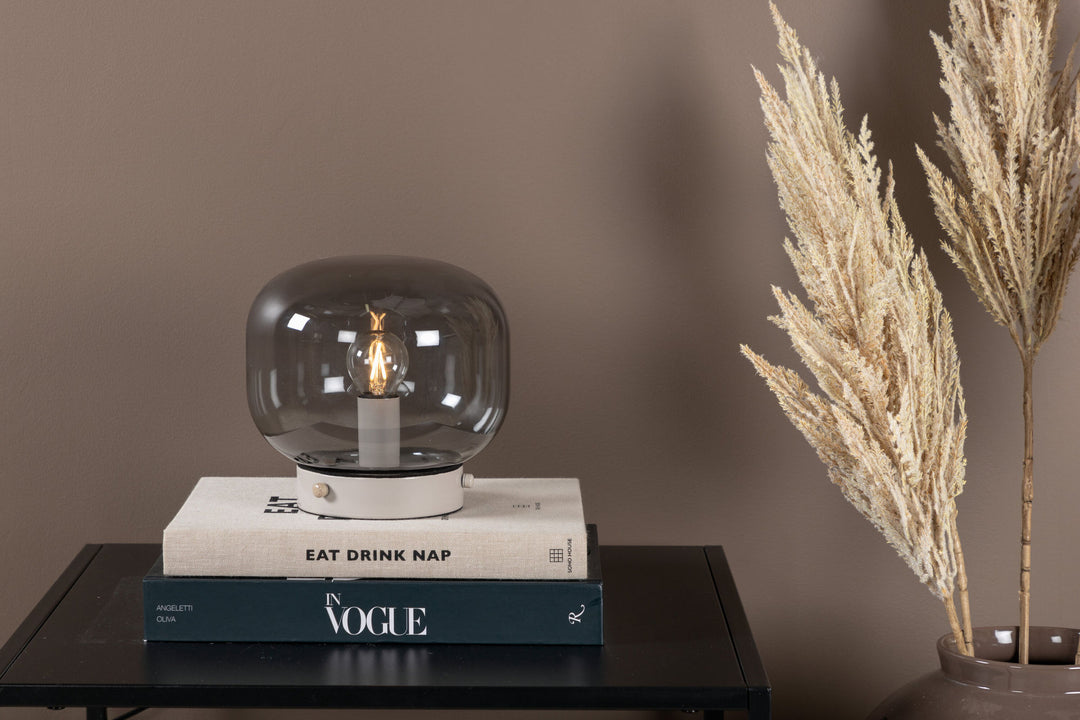 Venture Home Bollonelie -Table Lamp - Beige/Black smokey Glass
