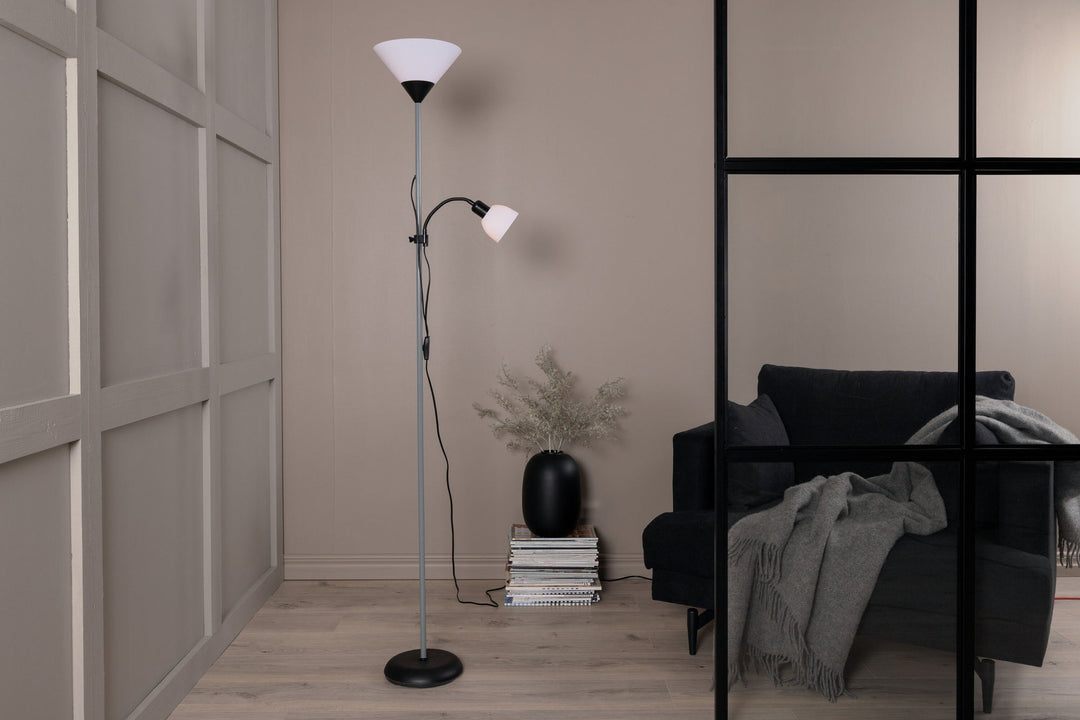 Venture Home Bagasi -Floor Lamp - Grey/White