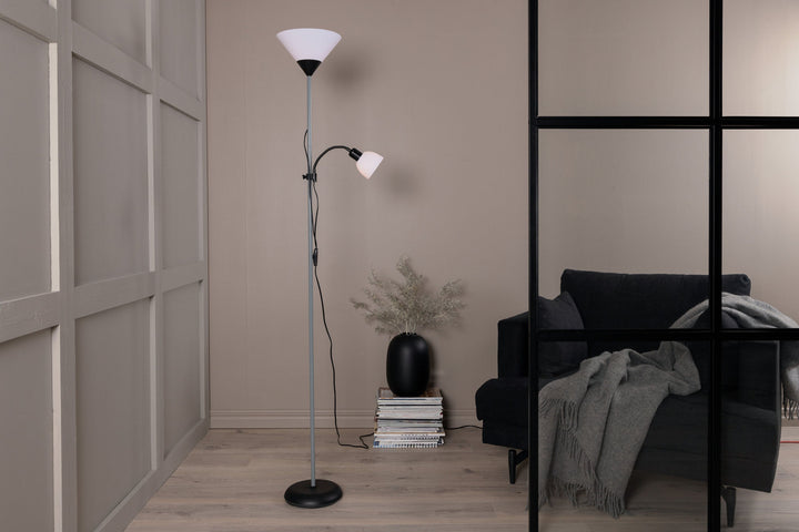 Venture Home Bagasi -Floor Lamp - Grey/White